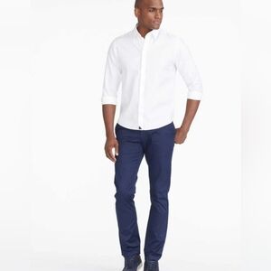 NWT Untuckit St Clair Chino Pants Cotton/Elastane Blend Navy Size 32/32